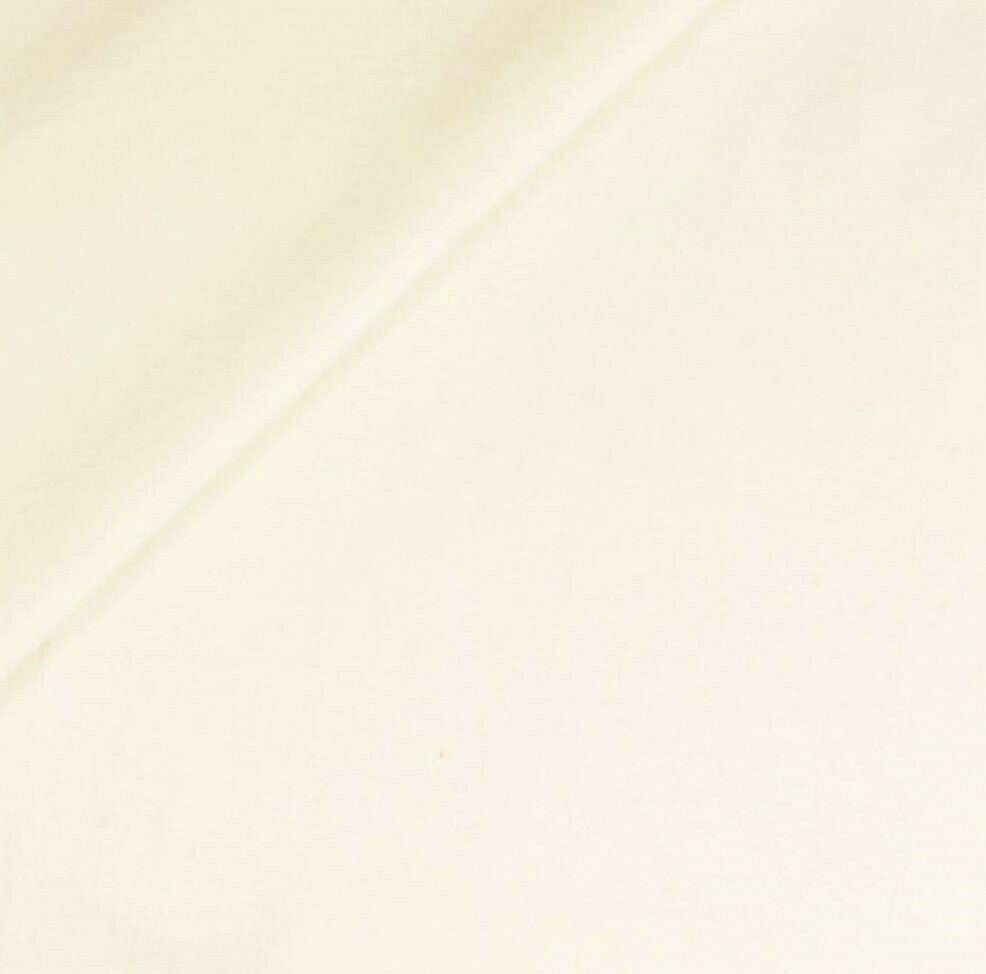 Bio Baumwoll Fleece Stoff uni natur Organic Baumwolle - Preis gilt für 0,50m