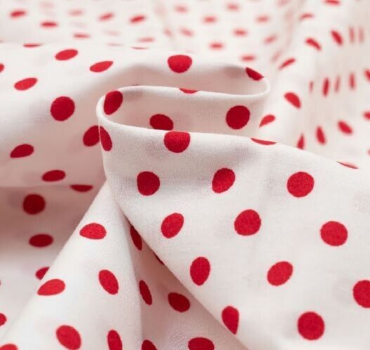 Baumwollstoff Punkt 2 mm & 6mm Tupfen gepunktet Meterware Patchwork mtr. € 7,98