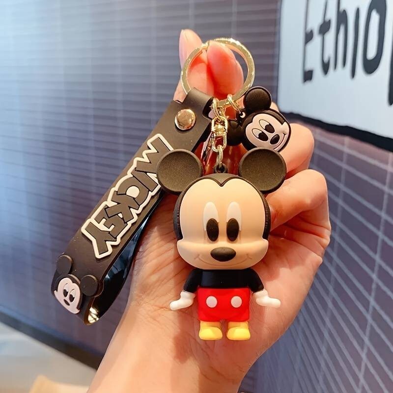 Disney Mickey Maus Schlüsselanhänger Minnie Maus Schlüsselanhänger Schlüsselband
