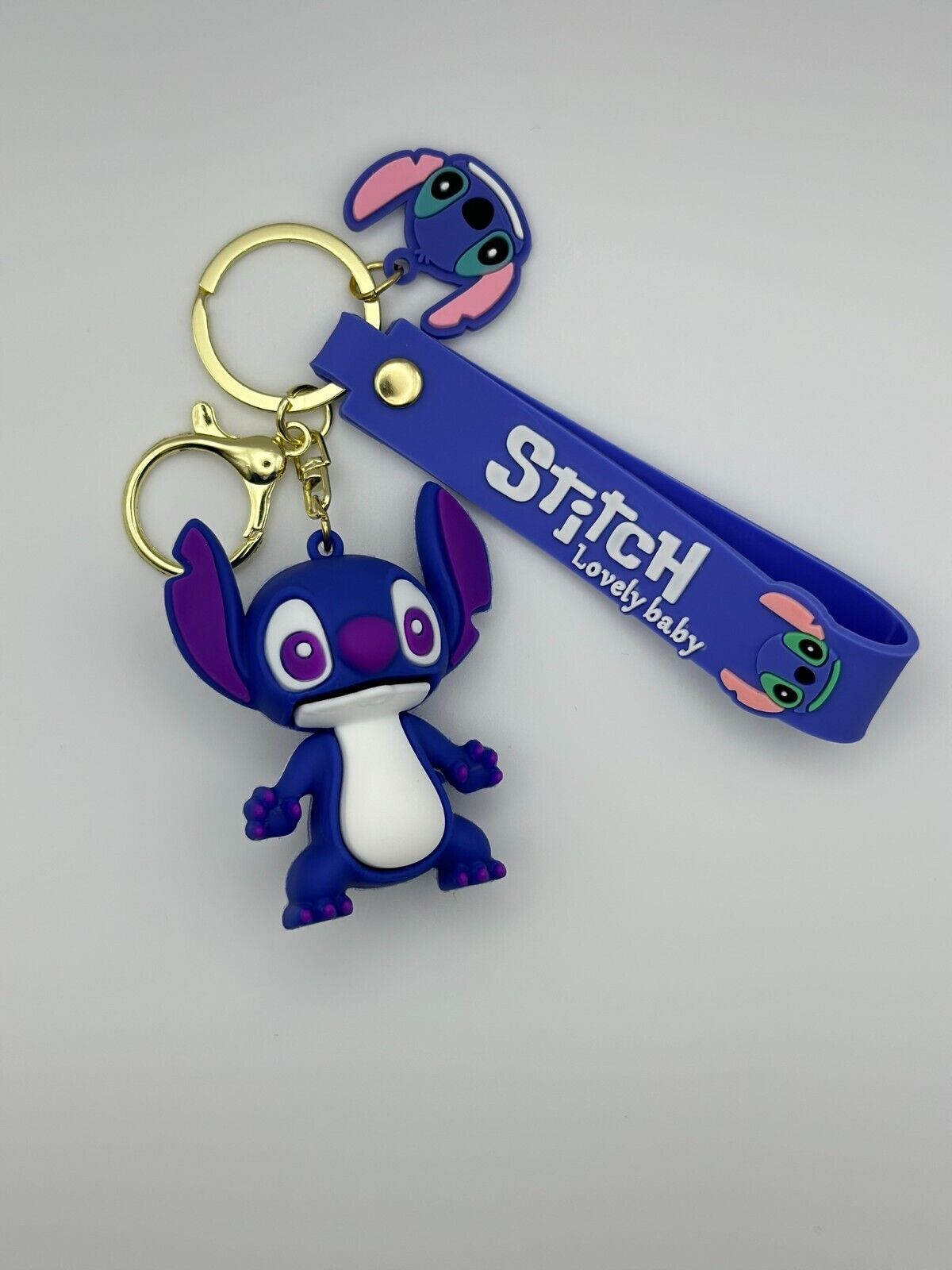 Stitch Schlüsselanhänger inklusive Schlüsselband Disney Lilo und Stitch NEU+OVP