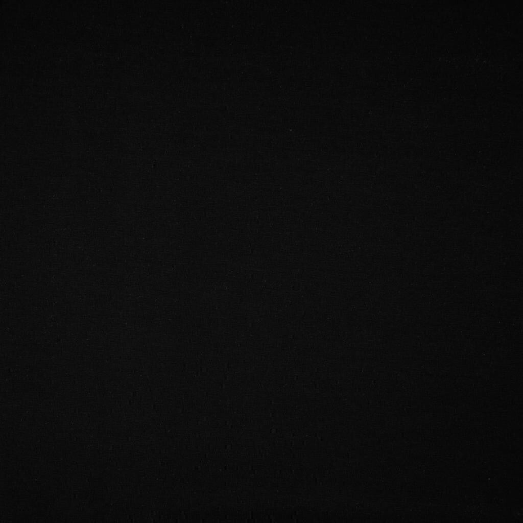 Baumwolljersey uni schwarz - Preis gilt für 0,50 Meter - Öko-Tex Standard 100