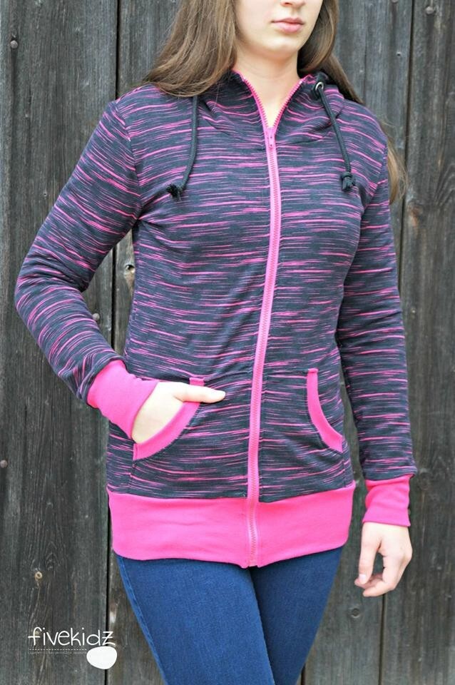 FADENKÄFER Papier Schnittmuster Sweatjacke Damen Größe 32 bis 58 Neu