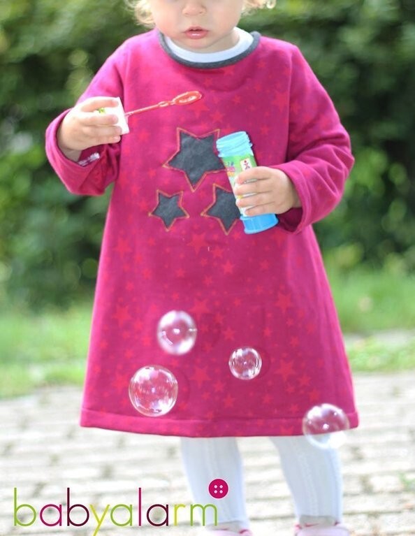 FADENKÄFER Papier Schnittmuster Basic-Kleid Kinder Größe 74 bis 164 Neu Basic