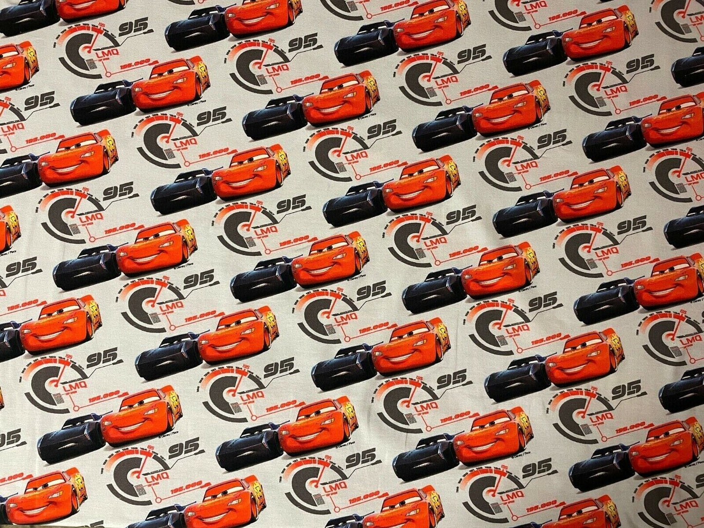 Baumwolle Jersey Stoff Cars grau - Preis gilt für 0,50 Meter Lizenzstoffe Disney