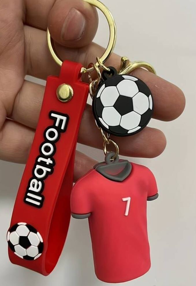 Cristiano Ronaldo Schlüsselanhänger Fanartikel Geschenk Portugal 3D Anhänger