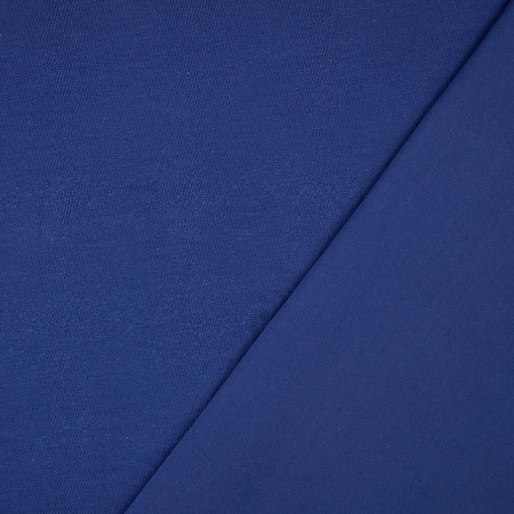 Baumwolljersey uni marine - Preis gilt für 0,50 Meter - Öko-Tex Standard 100