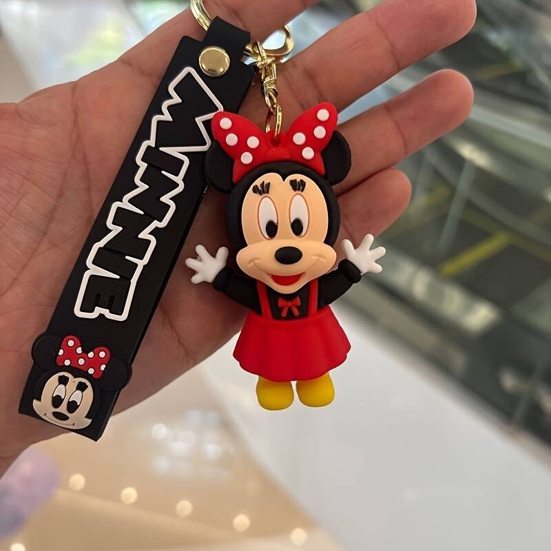 Disney Mickey Maus Schlüsselanhänger Minnie Maus Schlüsselanhänger Schlüsselband