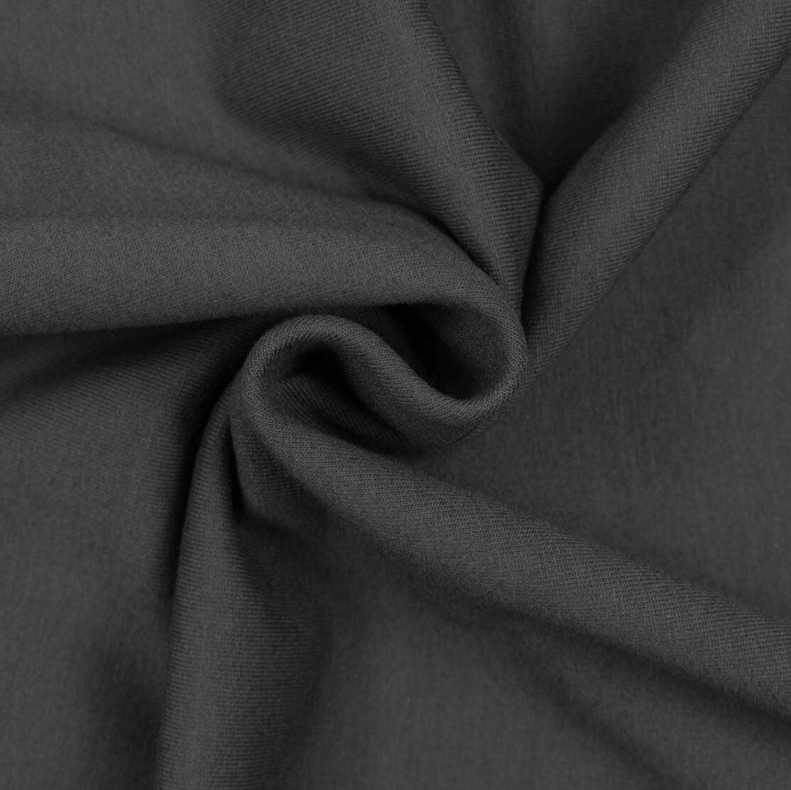 Stretch Sweat French Terry angeraut uni - Preis gilt für 0,5m - viele Farben