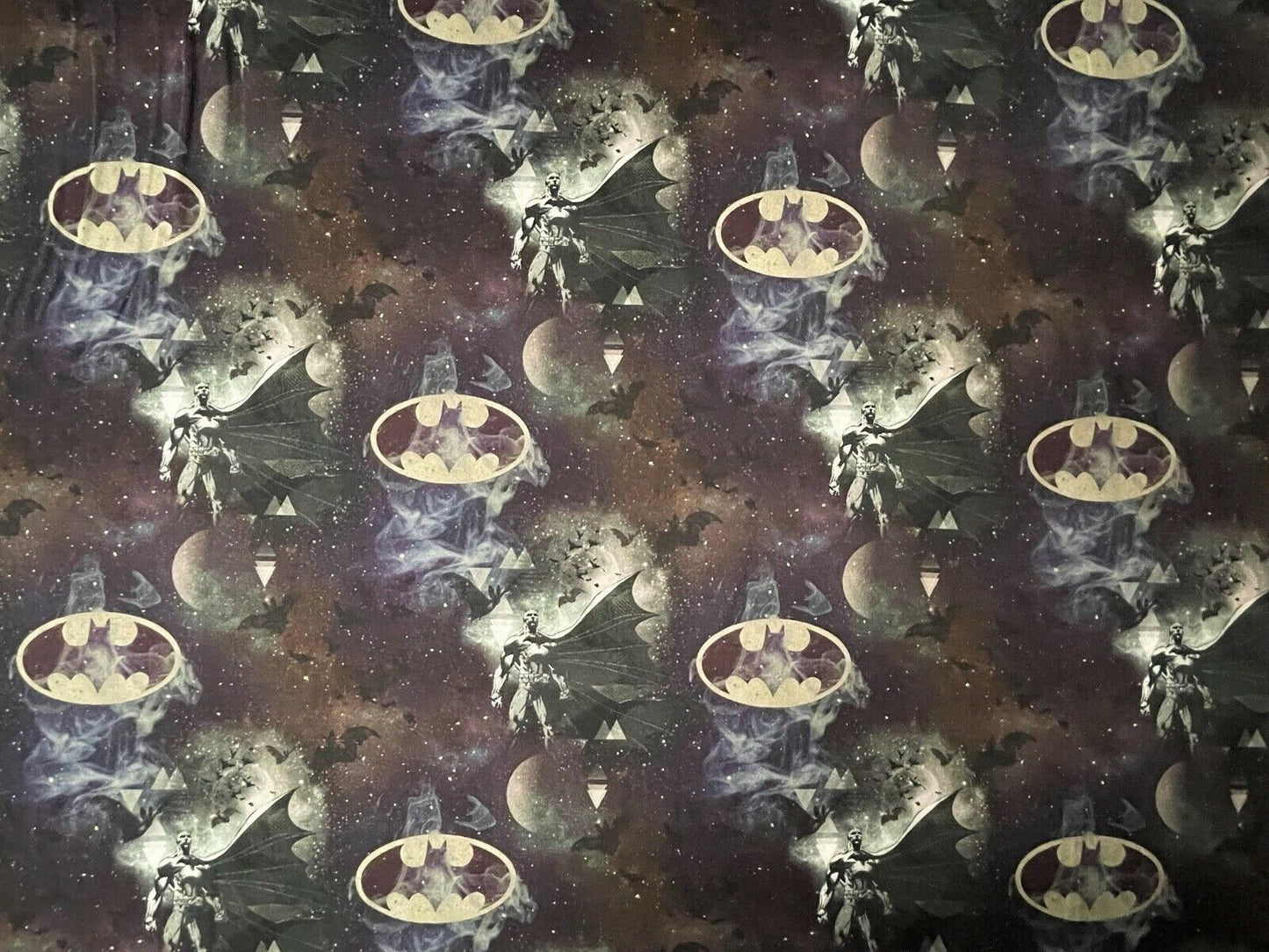 Baumwolljersey Stoff Batman - Preis gilt für 0,50m Lizenzstoffe The Batman