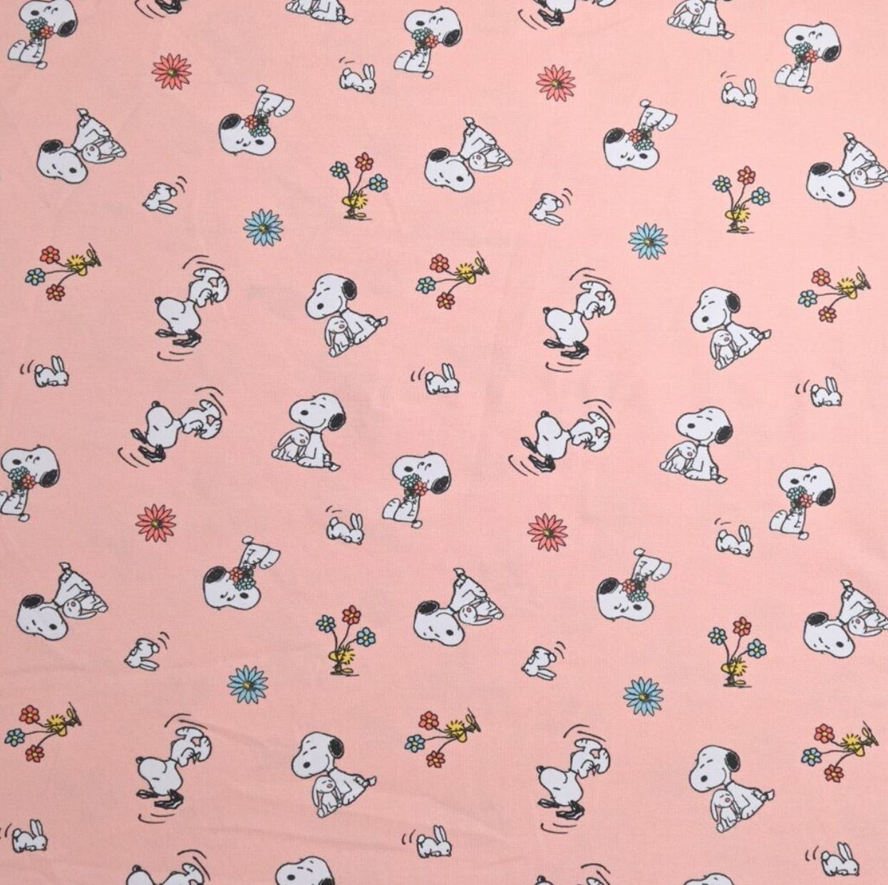 Bio Baumwolljersey Snoopy Peanuts Lizenz GOTS zertifiziert Preis gilt für 0,50 m