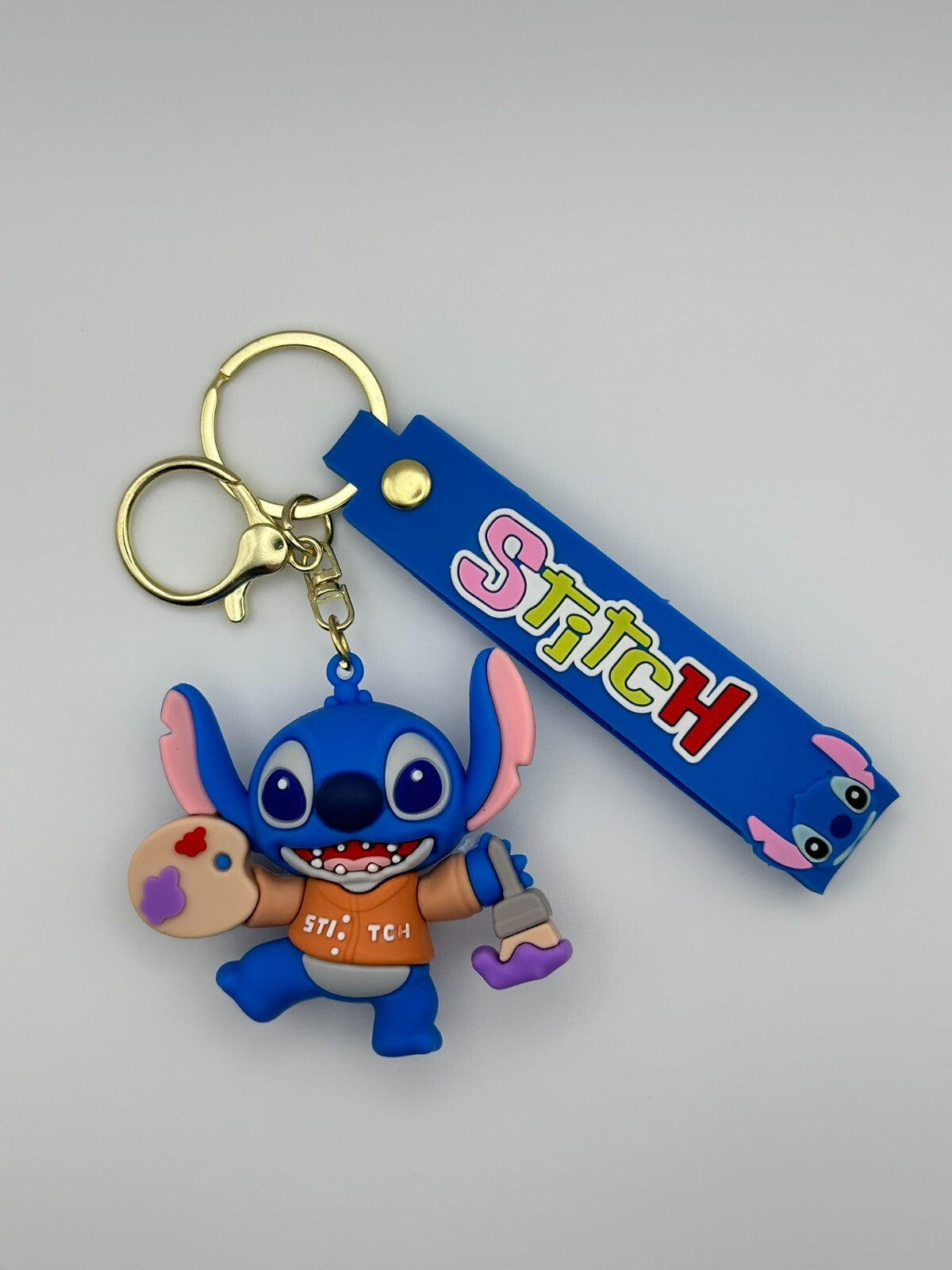 Stitch Schlüsselanhänger inklusive Schlüsselband Disney Lilo und Stitch NEU+OVP