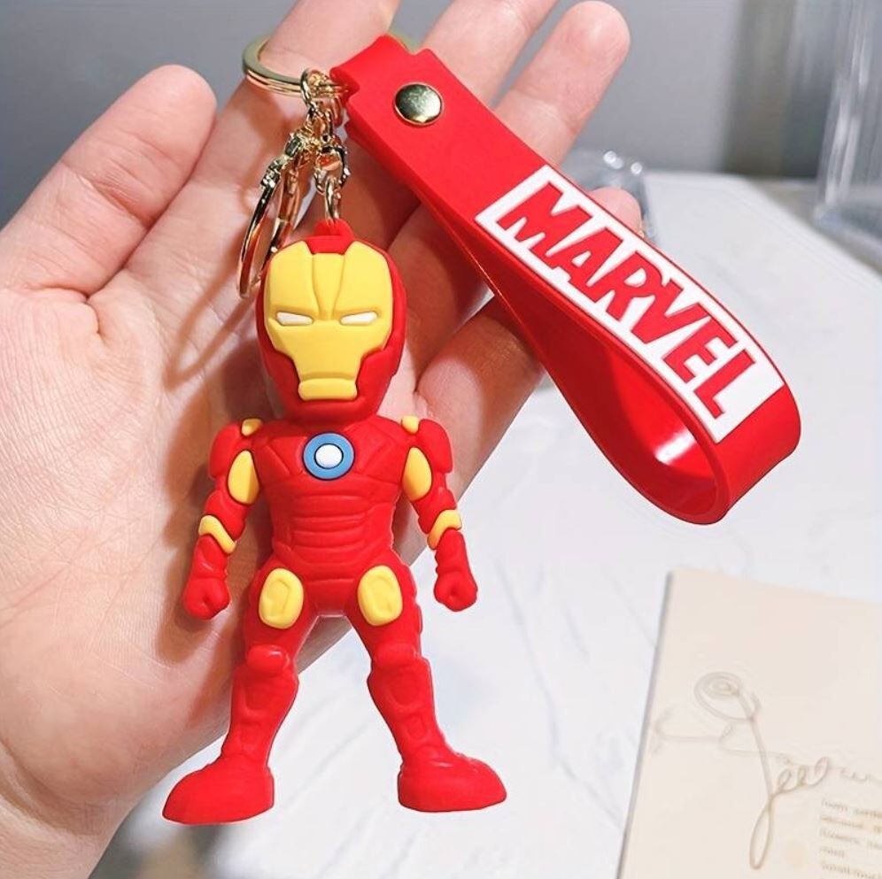 Marvel Superhelden Schlüsselanhänger Spiderman - Iron Man - Captain America NEU