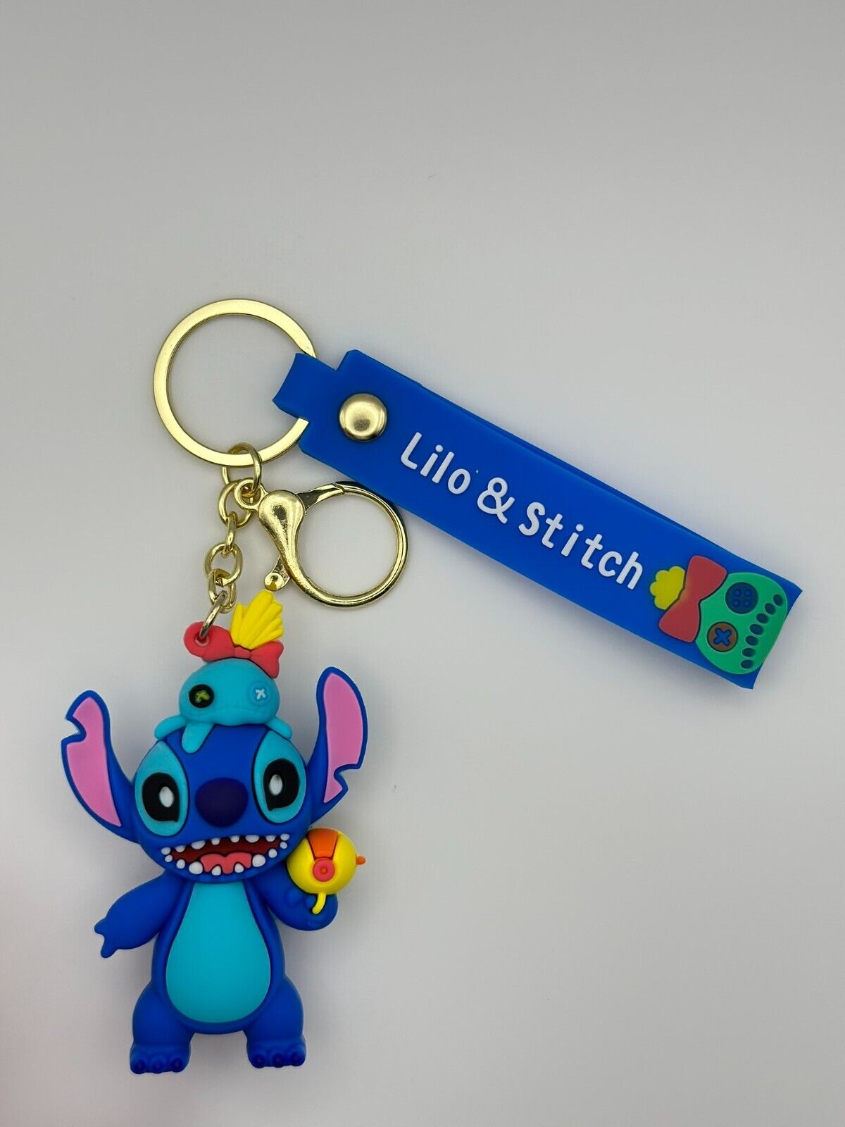 Stitch Schlüsselanhänger inklusive Schlüsselband Disney Lilo und Stitch NEU+OVP