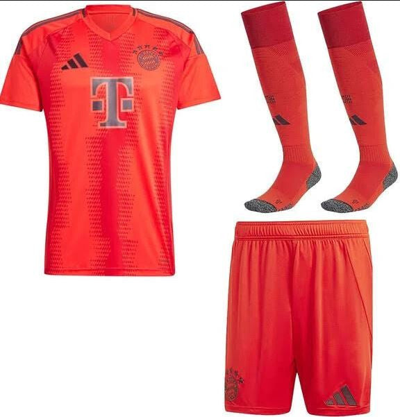 Adidas FC Bayern München rot Heim Trikot Herren 24/25 NEU beliebige Größen Set
