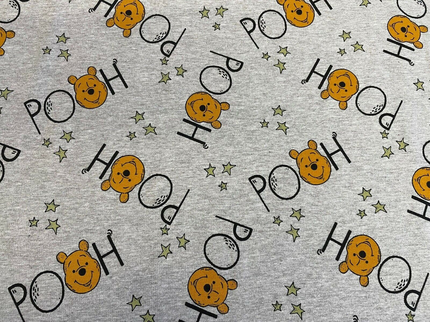 French Terry Stoff Winnie Puuh - Preis für 0,50m Disney Lizenzstoffe Winnie Pooh