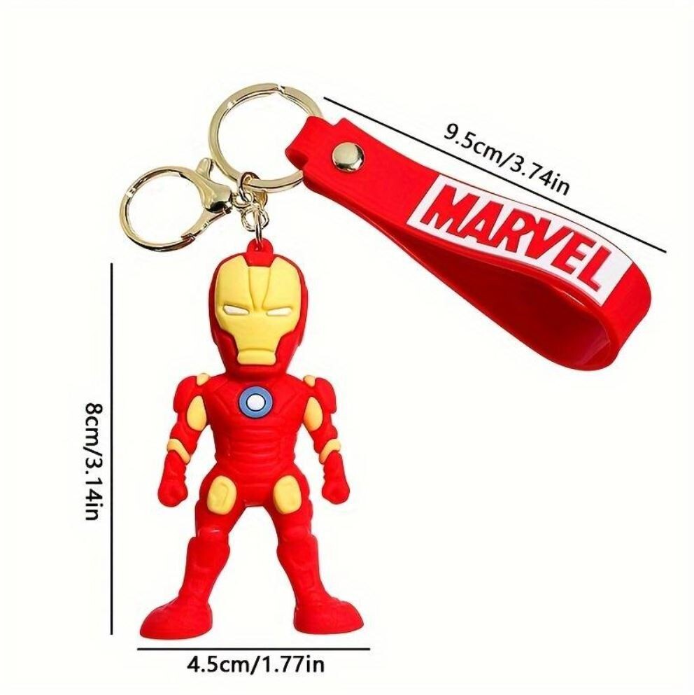 Marvel Superhelden Schlüsselanhänger Spiderman - Iron Man - Captain America NEU