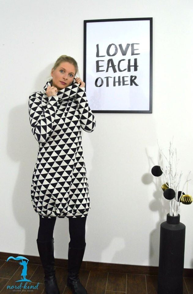 FADENKÄFER Papier Schnittmuster Kleid Nieke Damen Größe 32 bis 58 Neu