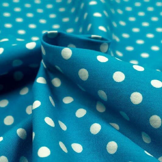 Baumwollstoff Punkt 2 mm & 6mm Tupfen gepunktet Meterware Patchwork mtr. € 7,98
