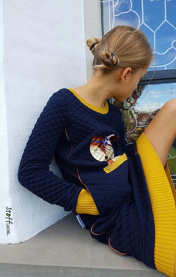 FADENKÄFER Papier Schnittmuster Mila Kinder Größe 74 bis 164 Neu Papierschnitt