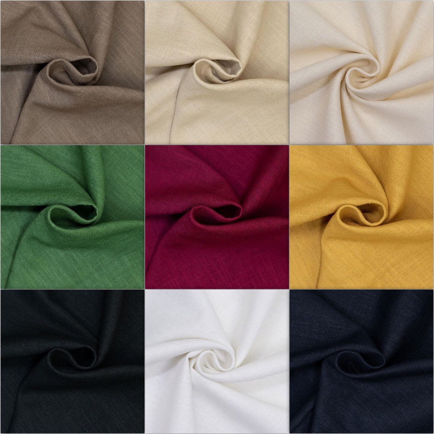 Leinen gewaschen - Sommerleinen, washed Leinenstoff - Preis gilt für 0,50m Stoff