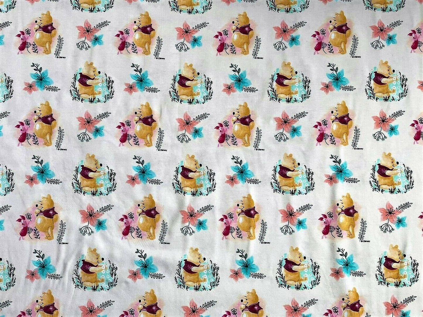 Baumwolljersey Stoff Winnie Puuh Preis für 0,50m Disney Lizenzstoffe Winnie Pooh