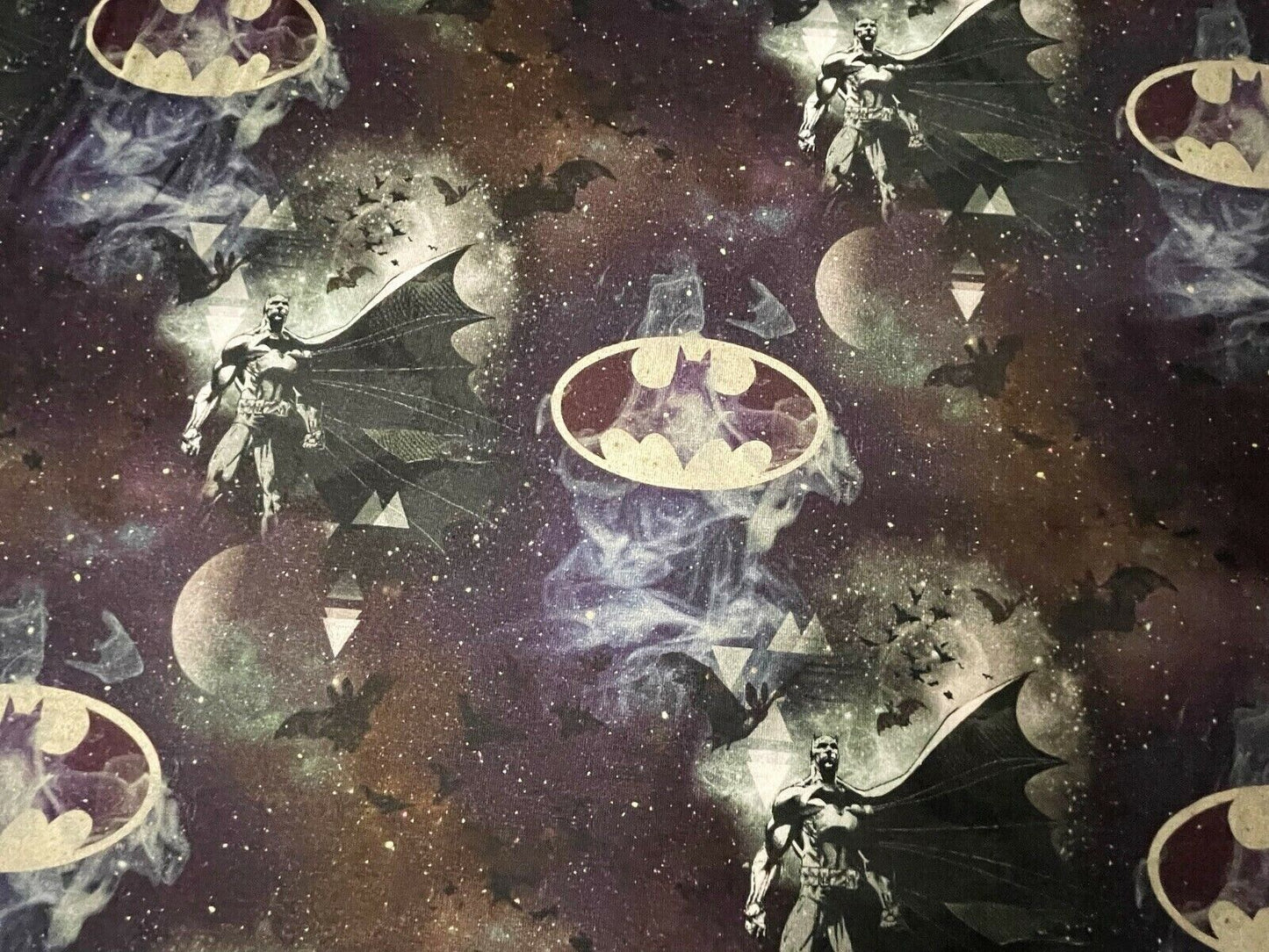 Baumwolljersey Stoff Batman - Preis gilt für 0,50m Lizenzstoffe The Batman