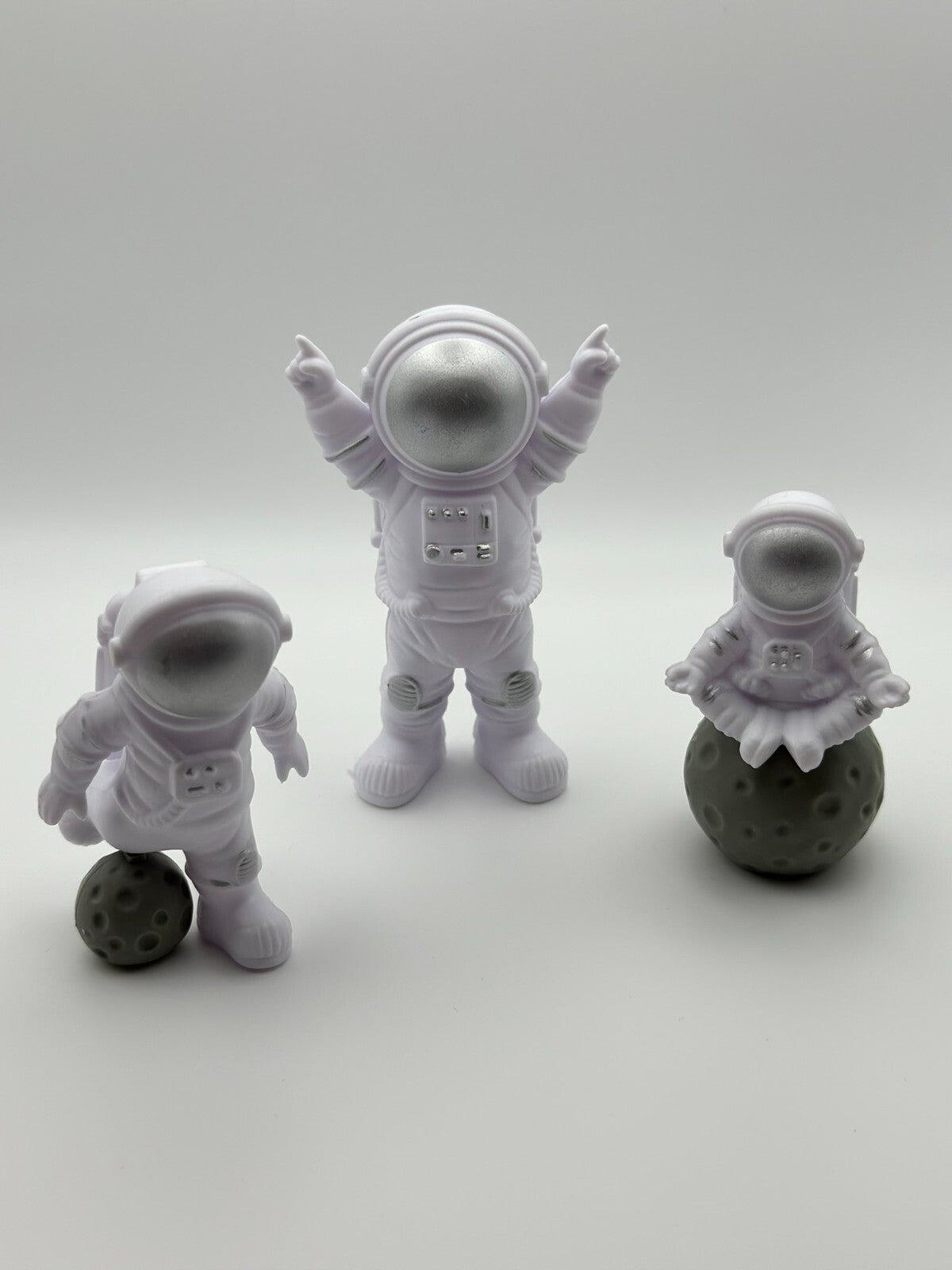 Astronaut Set Schlüsselanhänger Weltraum Miniatur Rakete Astro Figuren Space