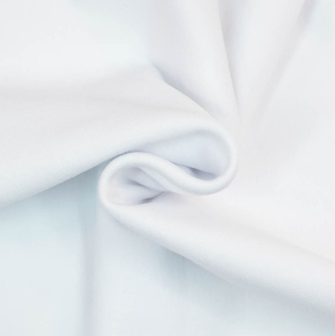 Stretch Sweat French Terry angeraut uni - Preis gilt für 0,5m - viele Farben