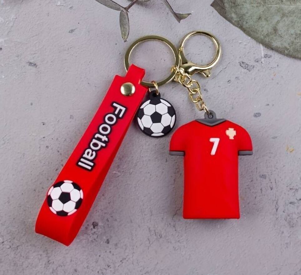 Cristiano Ronaldo Schlüsselanhänger Fanartikel Geschenk Portugal 3D Anhänger