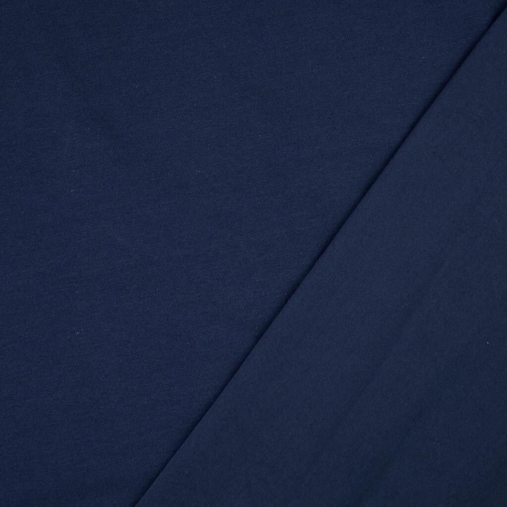 Baumwolljersey uni marine - Preis gilt für 0,50 Meter - Öko-Tex Standard 100
