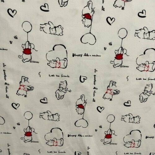 Baumwolljersey Stoff Winnie Puuh Preis für 0,50m Disney Lizenzstoffe Winnie Pooh