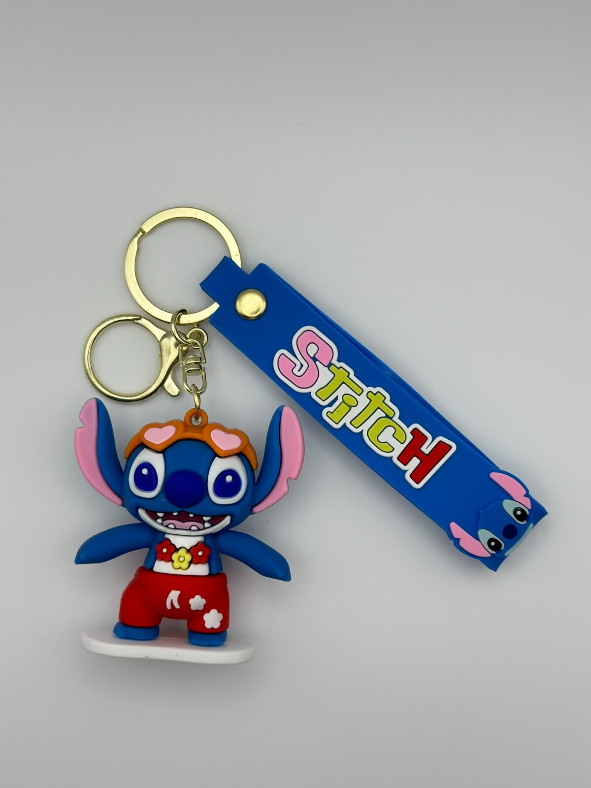 Stitch Schlüsselanhänger inklusive Schlüsselband Disney Lilo und Stitch NEU+OVP