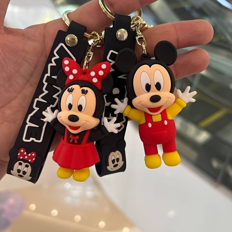 Disney Mickey Maus Schlüsselanhänger Minnie Maus Schlüsselanhänger Schlüsselband