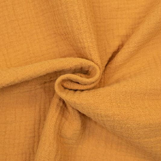 Musselin Stoff Uni Baumwolle Double Gauze Meterware viele Farben - ab 50cm Stoff