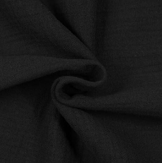 Musselin Stoff Uni Baumwolle Double Gauze Meterware viele Farben - ab 50cm Stoff