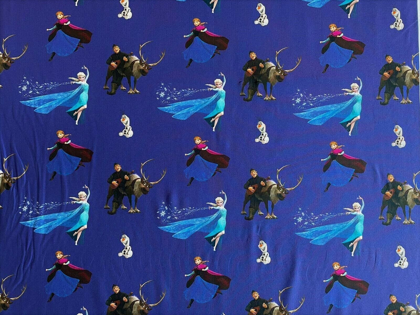 Jersey Stoff Anna und Elsa Disney Eiskönigin - Preis für 0,5m Baumwolljersey