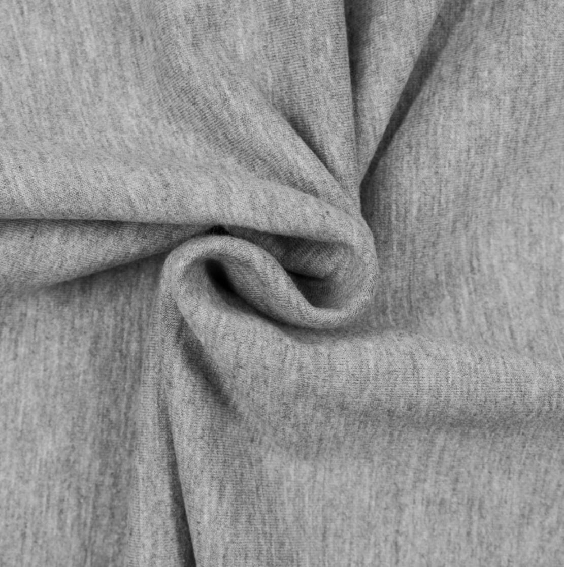 Stretch Sweat French Terry angeraut uni - Preis gilt für 0,5m - viele Farben