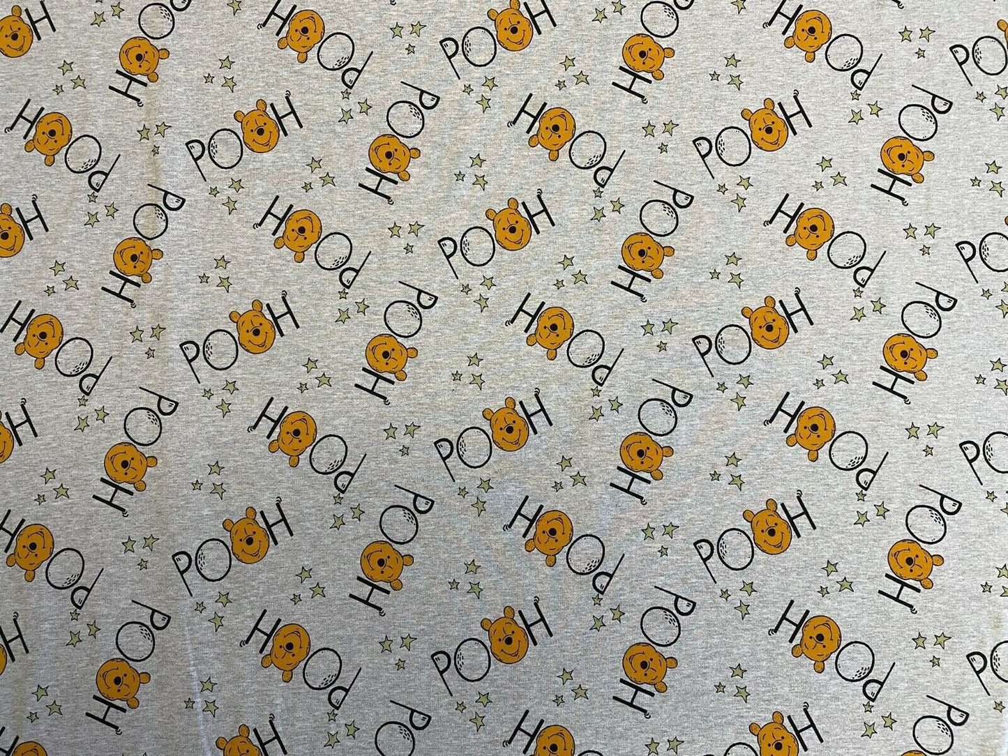 French Terry Stoff Winnie Puuh - Preis für 0,50m Disney Lizenzstoffe Winnie Pooh