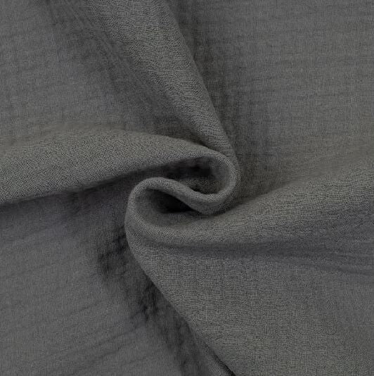 Musselin Stoff Uni Baumwolle Double Gauze Meterware viele Farben - ab 50cm Stoff