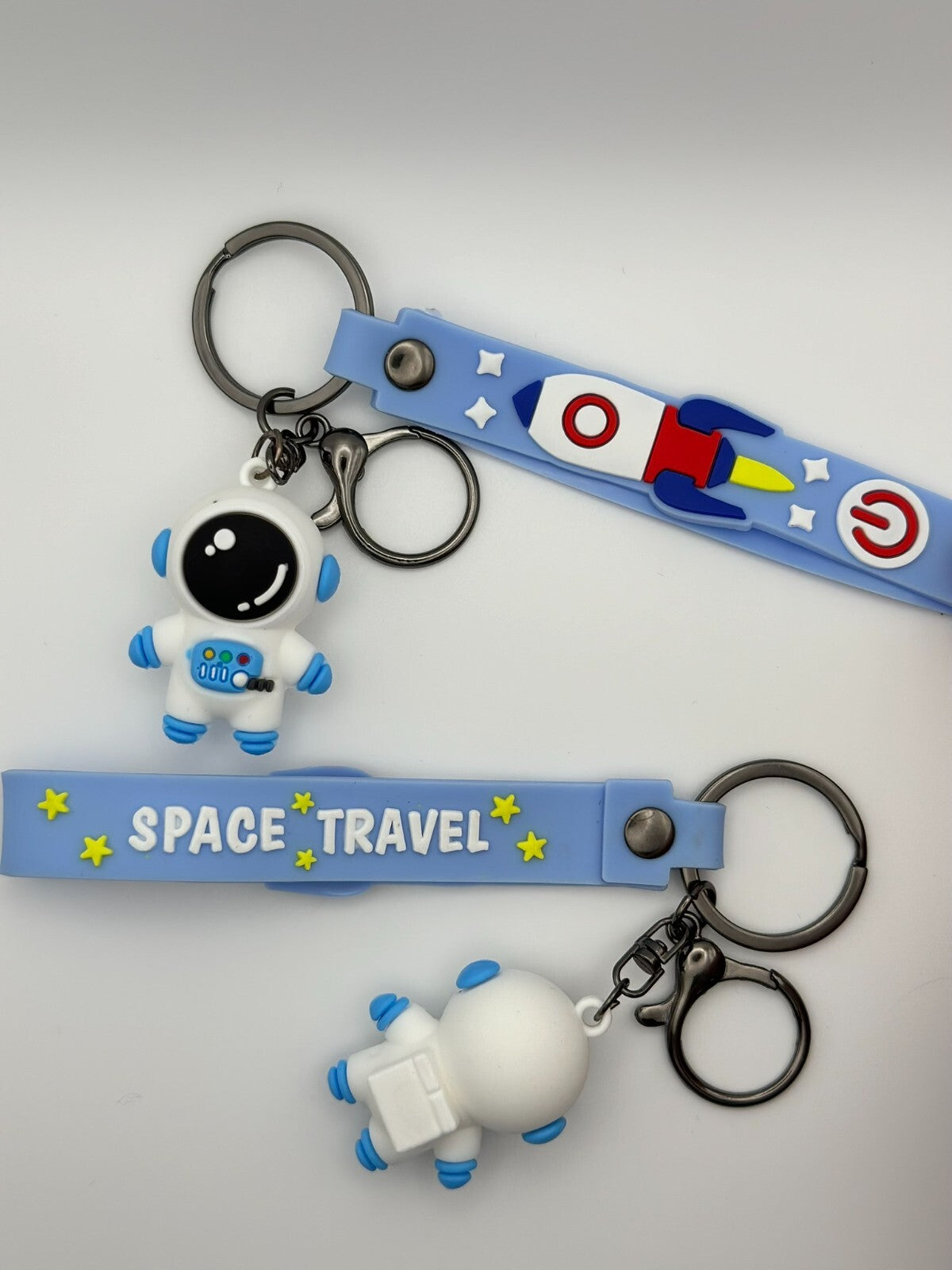 Astronaut Set Schlüsselanhänger Weltraum Miniatur Rakete Astro Figuren Space