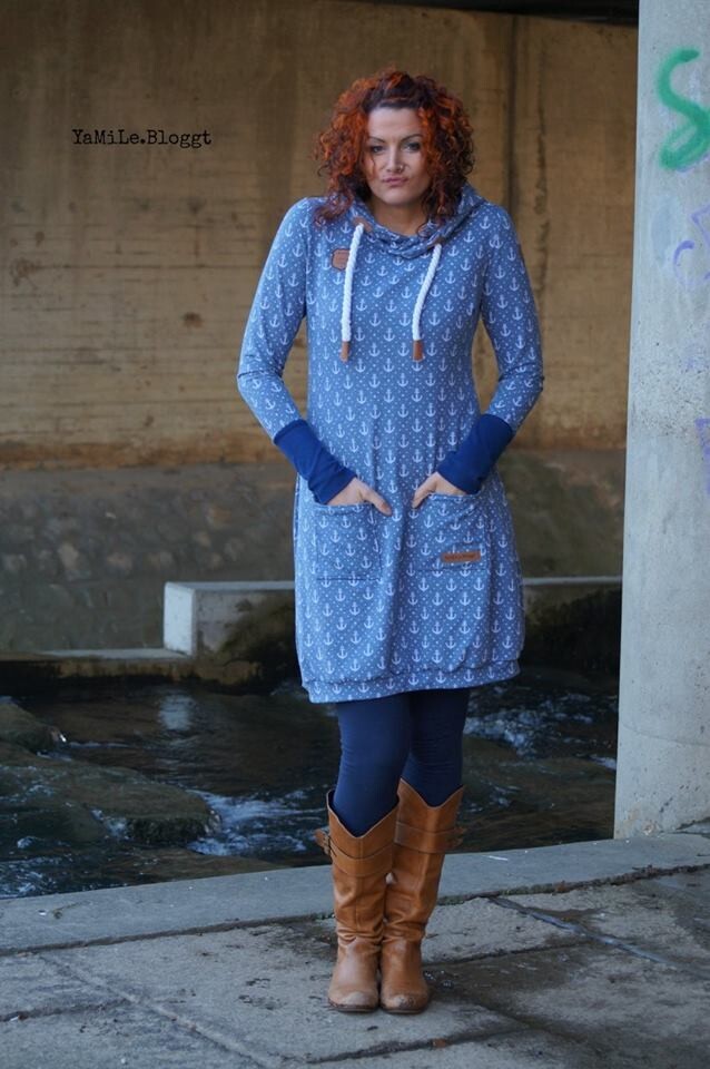 FADENKÄFER Papier Schnittmuster Kleid Nieke Damen Größe 32 bis 58 Neu