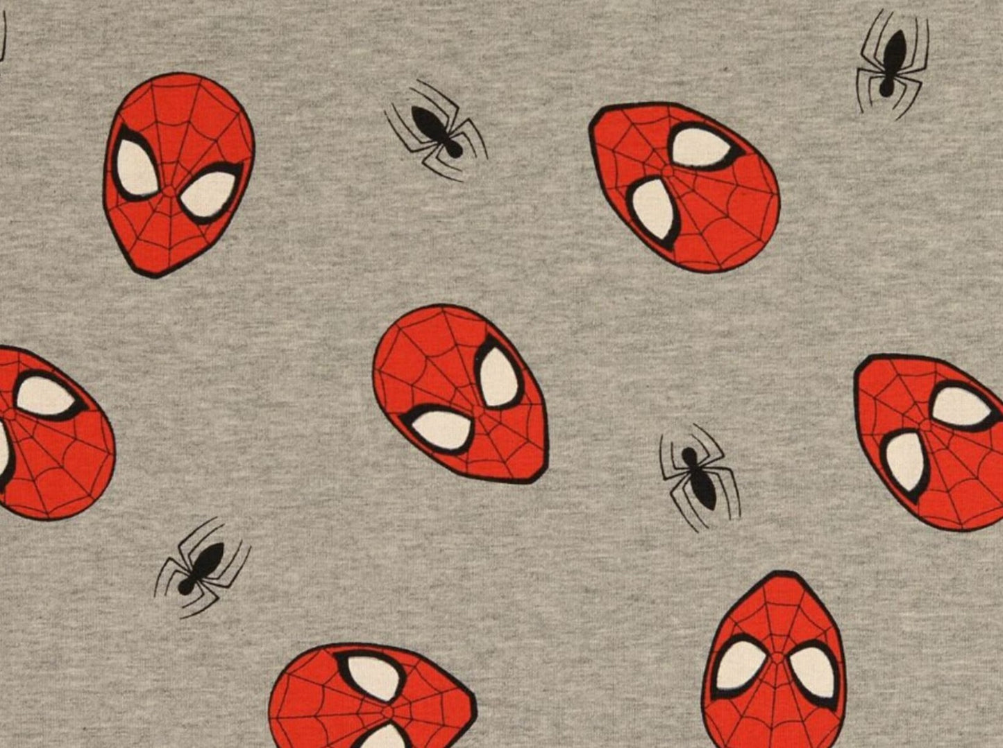 Spider-Man French Terry Jersey Marvel - Preis für 0,50m Spiderman Stoff Spinnen