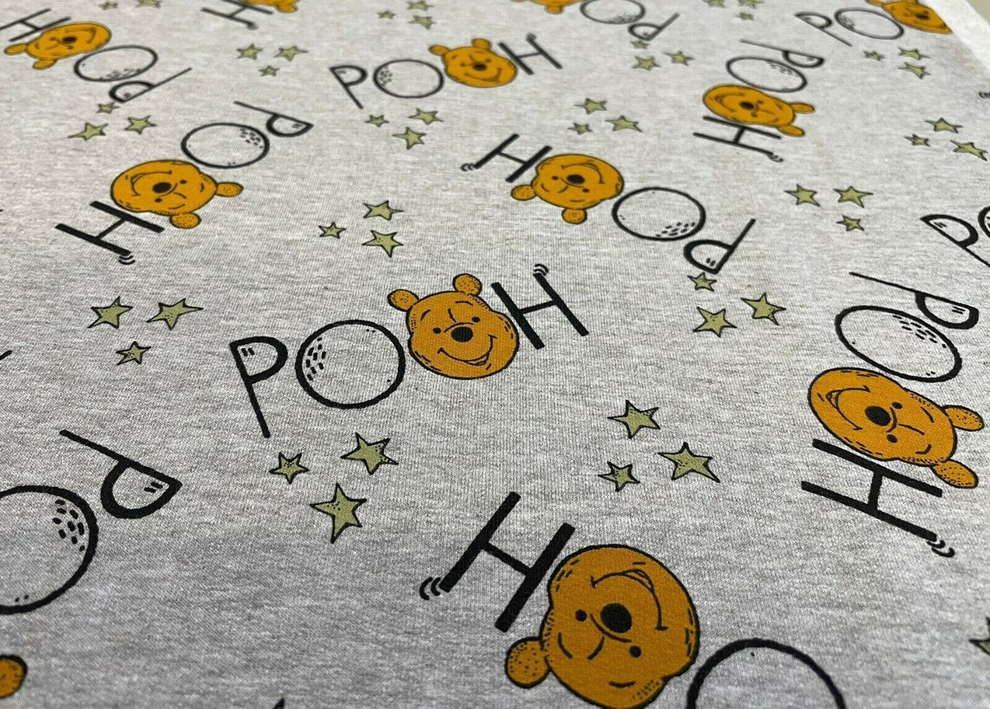 French Terry Stoff Winnie Puuh - Preis für 0,50m Disney Lizenzstoffe Winnie Pooh