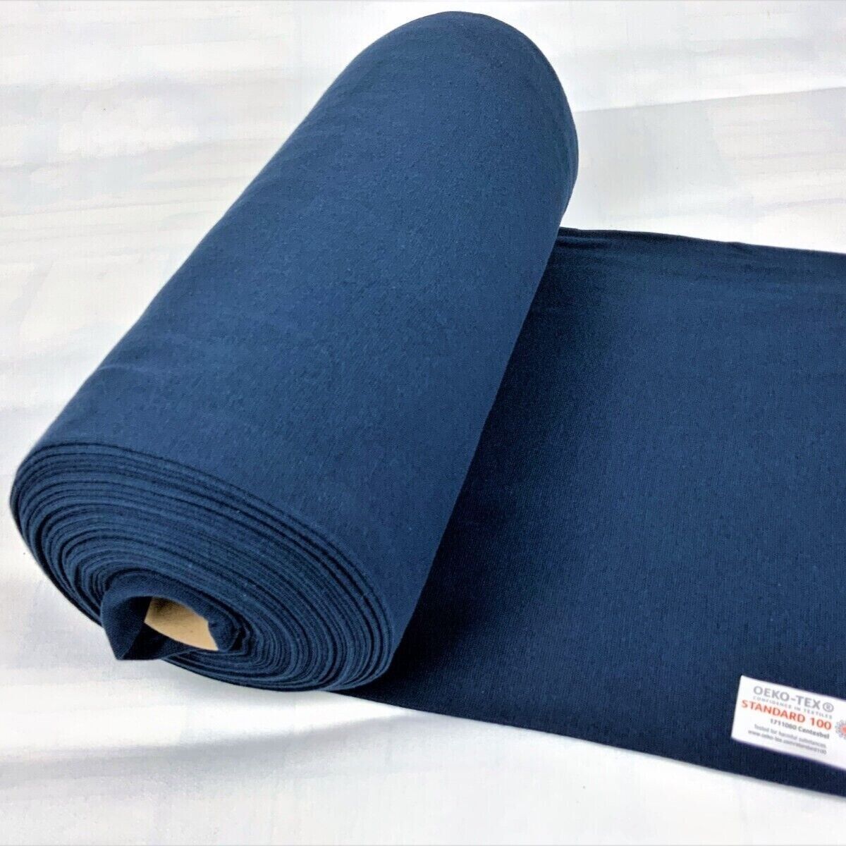 Bündchenstoff Schlauchware uni Bündchen marine blau - Preis gilt für 0,50 Meter
