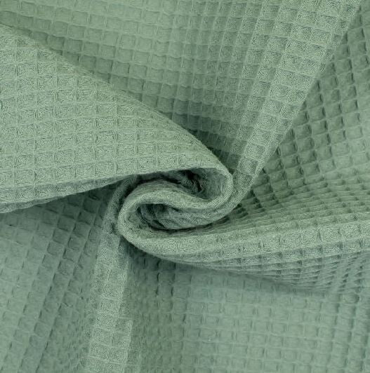 Waffelpique Waffelstoff 0,5m 235 g/m² - Öko-Tex - ab 0,50m Stoff Baumwoll Waffel ! Viele Farben !