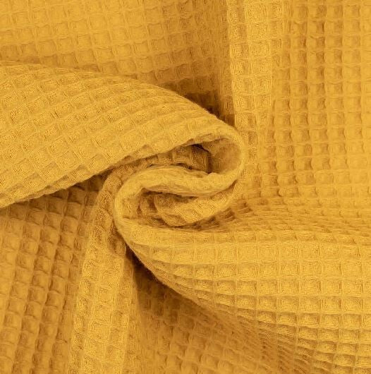 Waffelpique Waffelstoff 0,5m 235 g/m² - Öko-Tex - ab 0,50m Stoff Baumwoll Waffel ! Viele Farben !