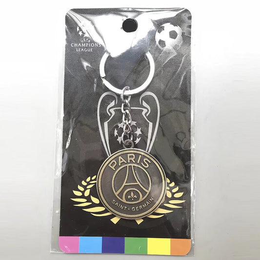 Paris Saint Germain Schlüsselanhänger PSG Schlüsselanhänger Metall Logo Kupfer