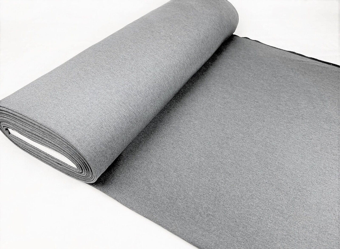 Softshell meliert einfarbig grau - Preis gilt für 0,5 Meter Softshell melange