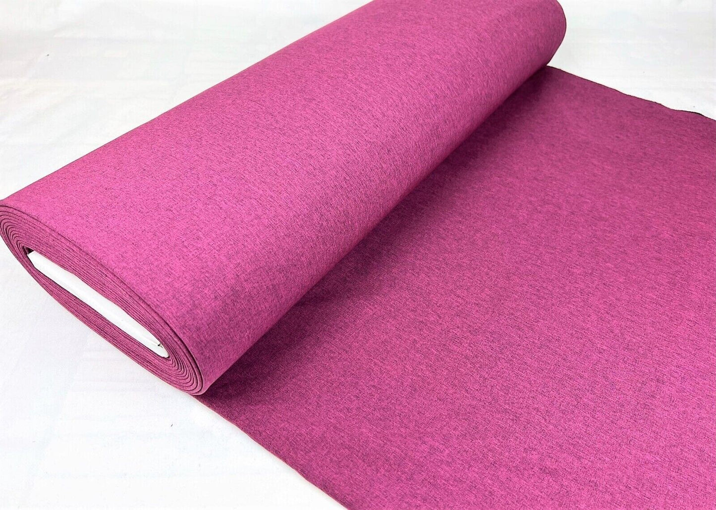 Softshell meliert einfarbig beere - Preis gilt für 0,5 Meter Softshell melange