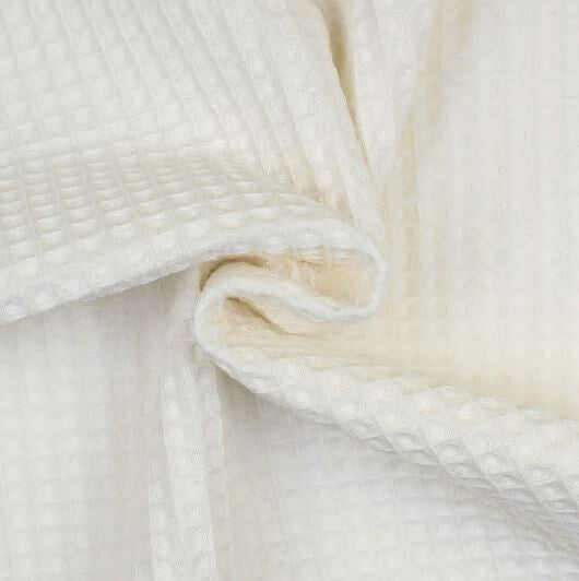 Waffelpique Waffelstoff 0,5m 235 g/m² - Öko-Tex - ab 0,50m Stoff Baumwoll Waffel ! Viele Farben !